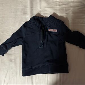 Vineyard Vines Infant Navy Cotton Hoodie